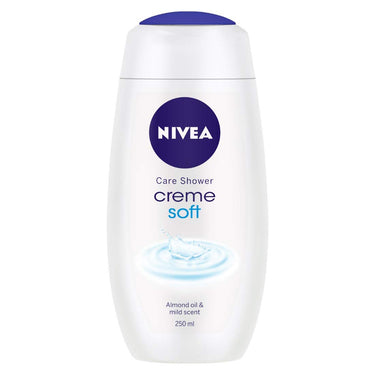 Nivea Men Shower Gel, Active Clean Body Wash, Men, 250ml & Shower Gel, Creme Soft Body Wash, Women, 250ml